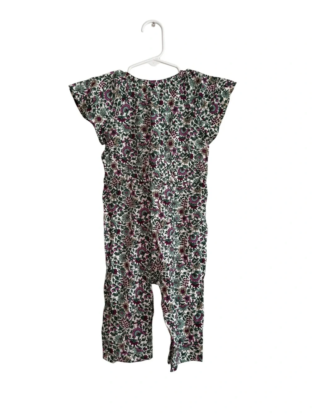J.Crew CrewCuts Girls Floral Jumpsuit Size 6-12 Months NWT